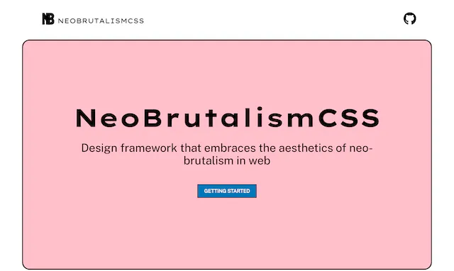 NeoBrutaismCSS Project Image